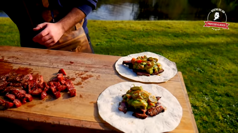 Tacos de Arrachera Picante