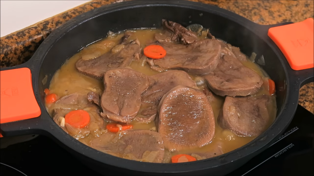 Estofado de Lengua de Ternera o Res Recetas de carnes deliciosas