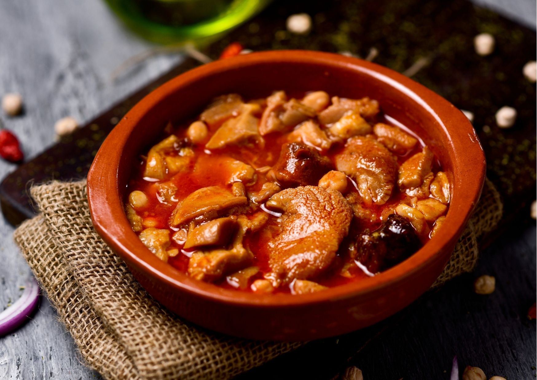 Un plato sencillo de mondongo (callos, tripa)