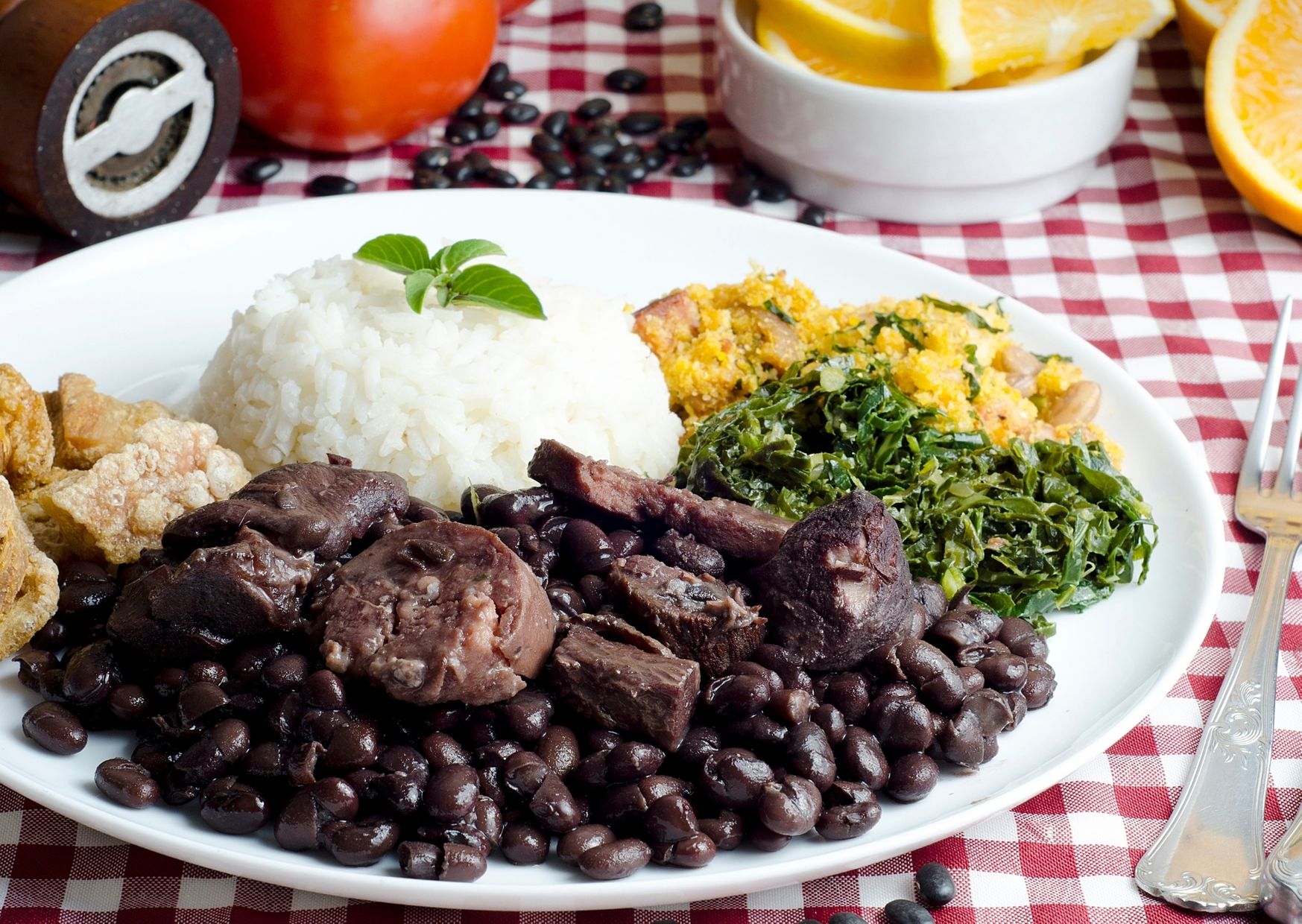 Feijoada comida típica de Brasil